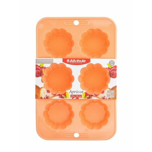 Форма для маффинов APRICOT 6 отсеков Для выпечки в духовке