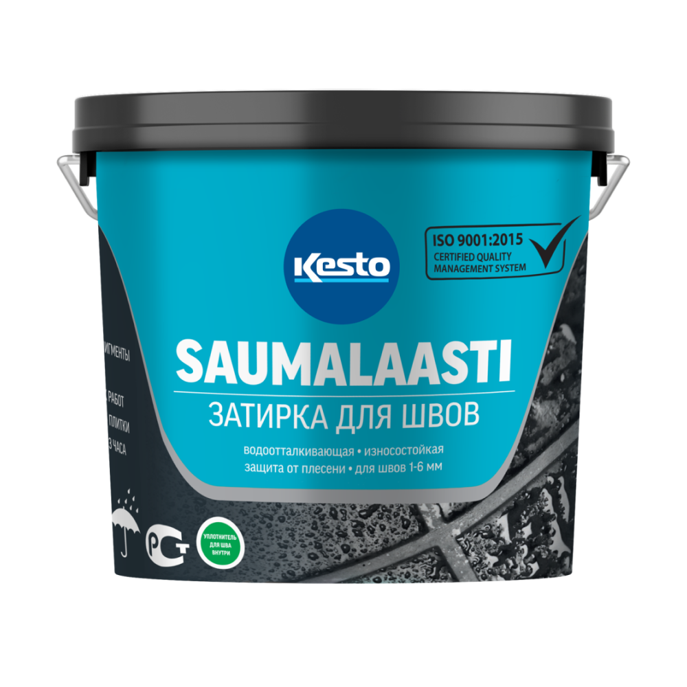 Kesto kiilto Saumalaasti 11 природно-белый, 1 кг затирка для заполнения швов между кафельными плитками