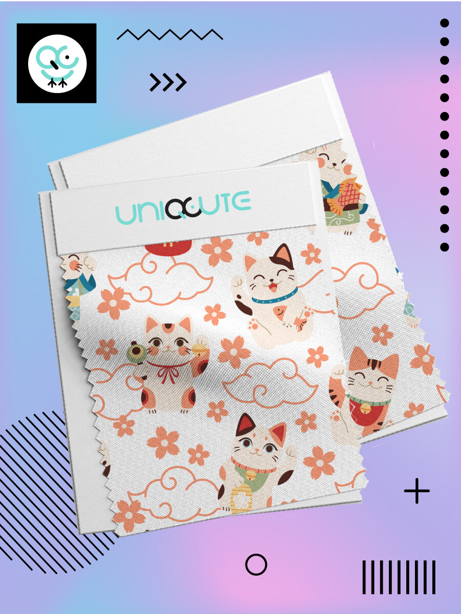 Постельное белье UNIQCUTE Энгекко 1,5-спальное из поплина, наволочки 50х70 см - фотография № 3