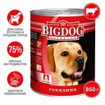 Корм для собак Зоогурман Big Dog Говядина 850г - изображение