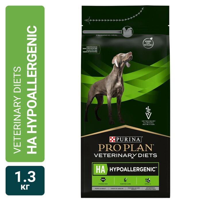 Pro Plan Veterinary Diets HA Hypoallergenic корм для собак профилактика аллергии (Диетический, 1,3 кг.) Purina Pro Plan Veterinary Diets - фото №20