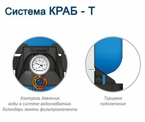 Гидроаккумулятор с блоком автоматики ДЖИЛЕКС КРАБ-Т 10 10 л вертикальная установка