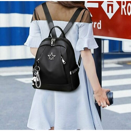 фото Рюкзак чёрный звезда нет бренда