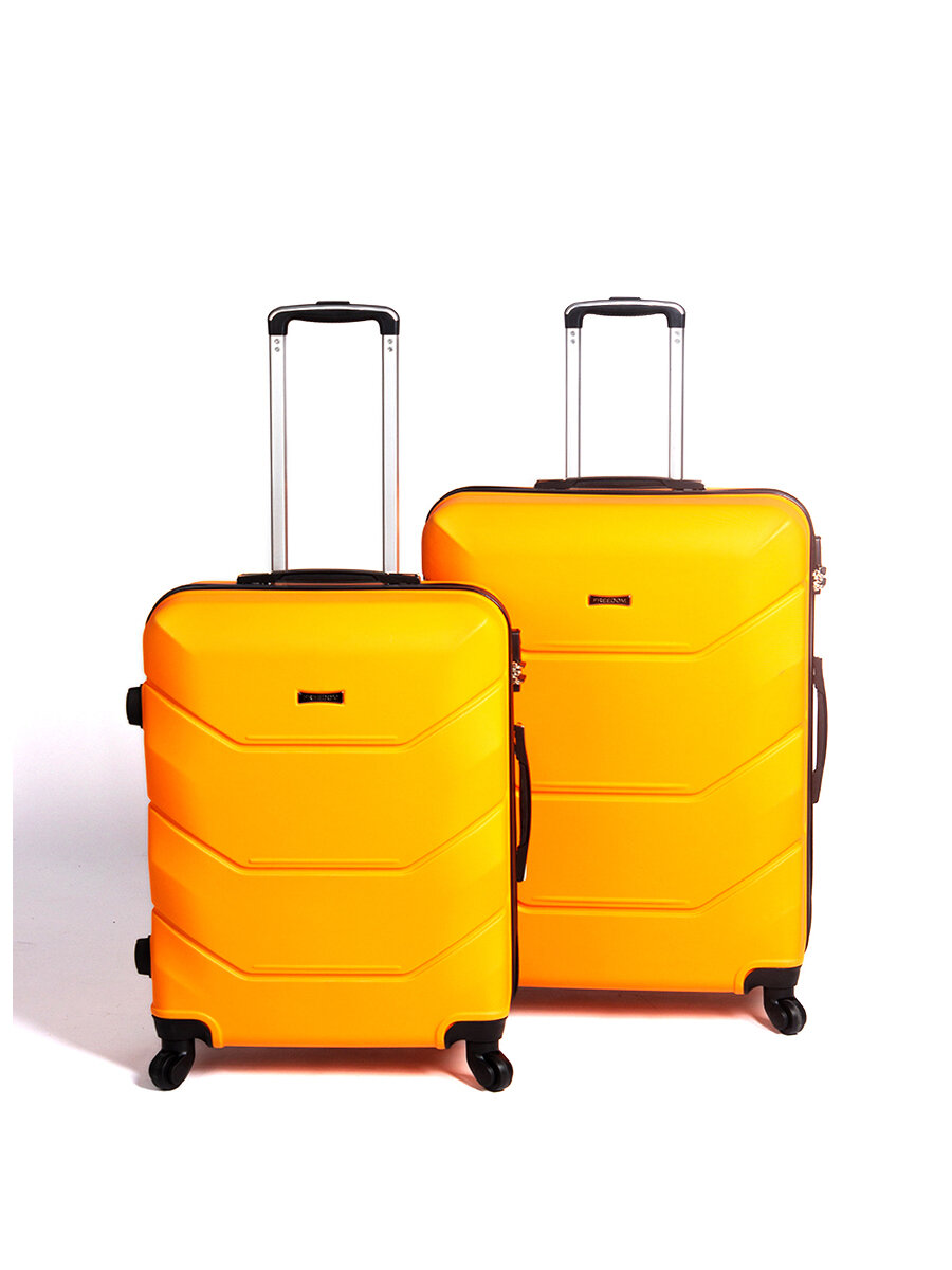 фото Комплект чемоданов Freedom 2в1. Цвет Оранжевый. Размер L+S (ручная клдаь)