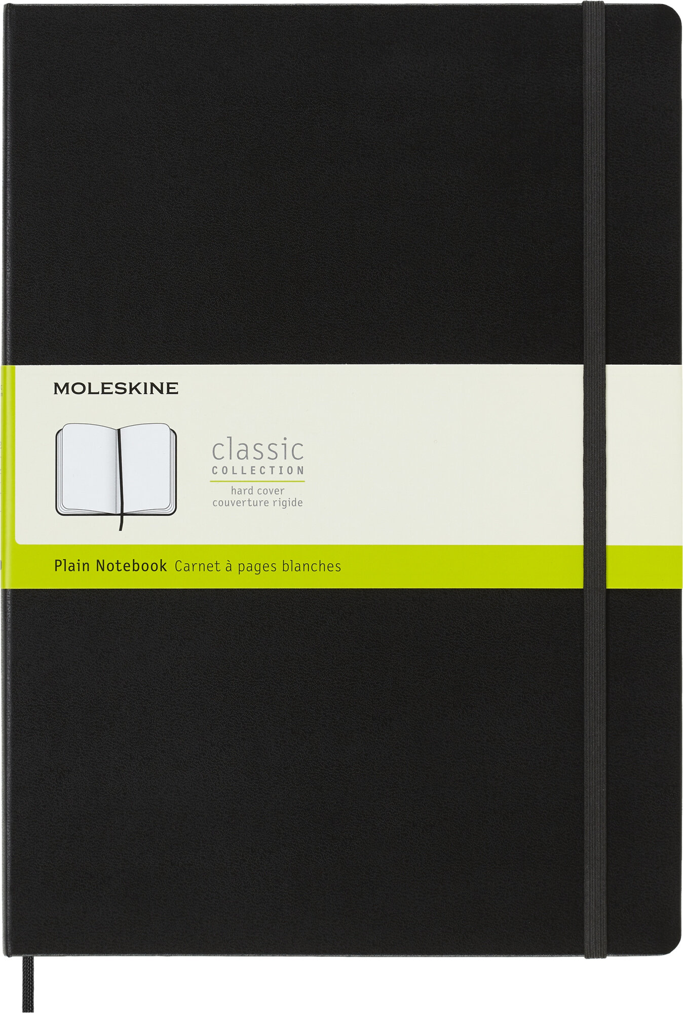 Блокнот Moleskine Classic QP112 A4 192стр. нелинованный твердая обложка черный