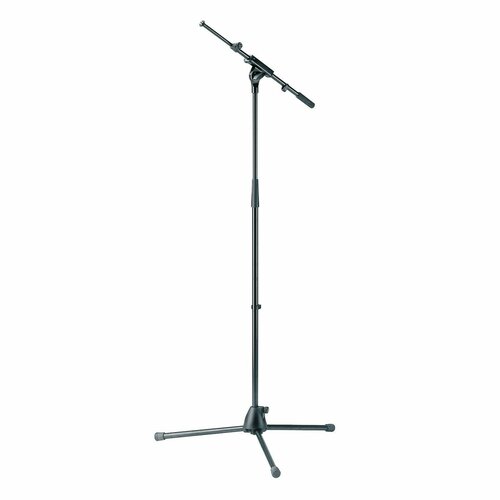 K&M 27195-300-55 микрофонная стойка журавль, высота 900-1600 мм, длина журавля 425-725 мм черный