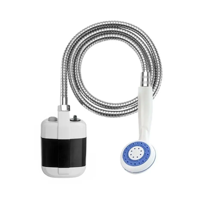 Портативный душ аккумуляторный, для дачи и туризма с USB зарядкой, разборный, переносной - фотография № 4