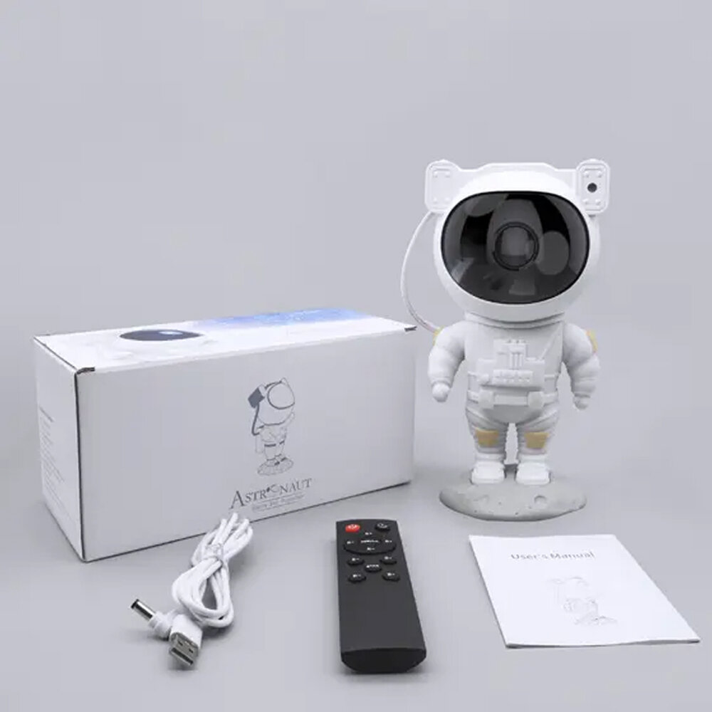 Детский светильник ночник-проектор для сна Космонавт 23,5 см работает от USB кабеля, BS4111 - фотография № 2