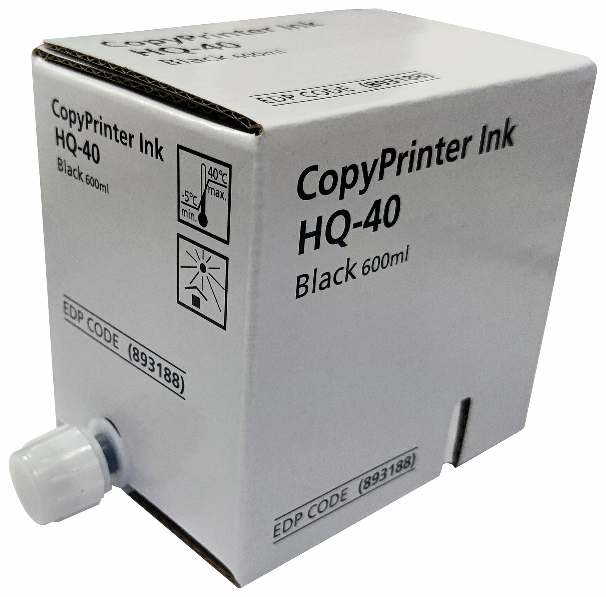 фото Краска Iris HQ-40 черная совместимая #893188 для цифровых дупликаторов Ricoh