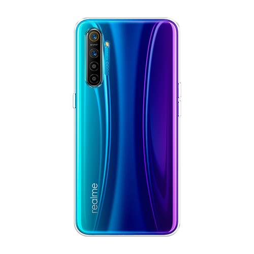 Силиконовый чехол на Realme XT / Реалми XT, прозрачный силиконовый чехол на realme xt реалми xt динозаврики прозрачный