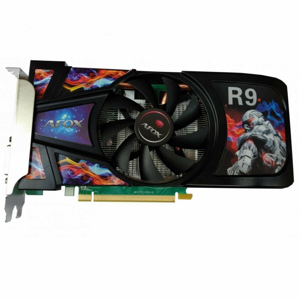 Видеокарта Afox AMD Radeon R9 370 860Mhz PCI-E 3.0 4096Mb 1600Mhz 64 bit DVI-D HDMI VGA AFR9370-4096D5H4