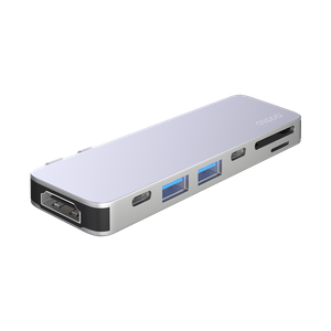 USB-C адаптер для MacBook 7-в-1, серебро, Deppa 73122