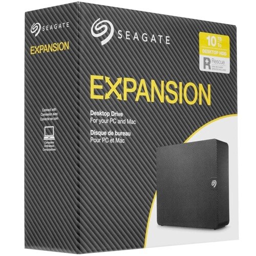Внешний диск HDD SEAGATE Expansion , 10ТБ, черный - фото №10