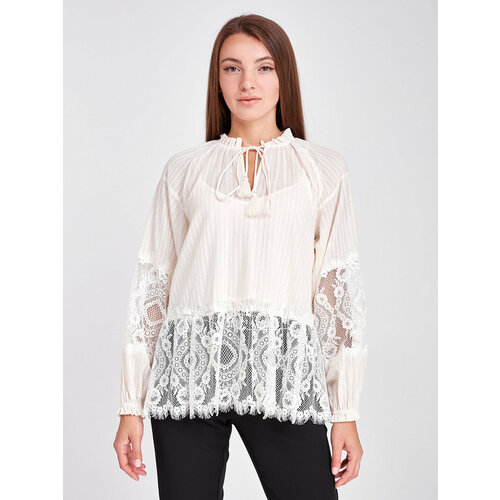 фото Блуза twinset milano, размер 40, белый