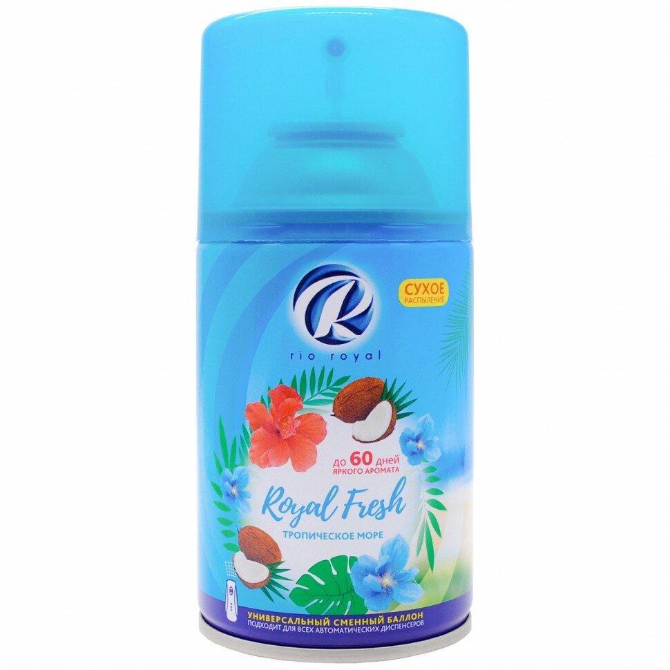 Сменный баллон Rio Royal fresh 250мл тропическое море - фото №12