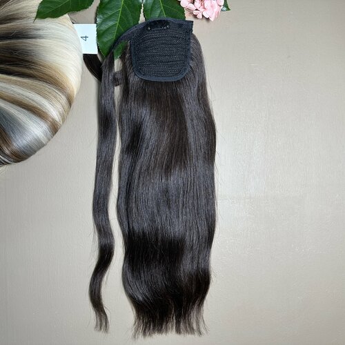 Шиньон-хвост классический из славянских волос Belli Capelli 45м №4