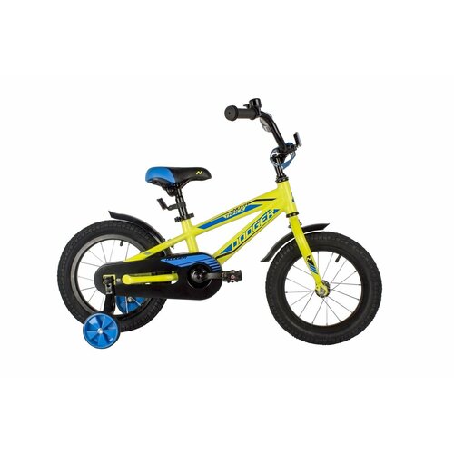 Детский велосипед Novatrack Dodger 14 год 2022 цвет Зеленый 1171500₽