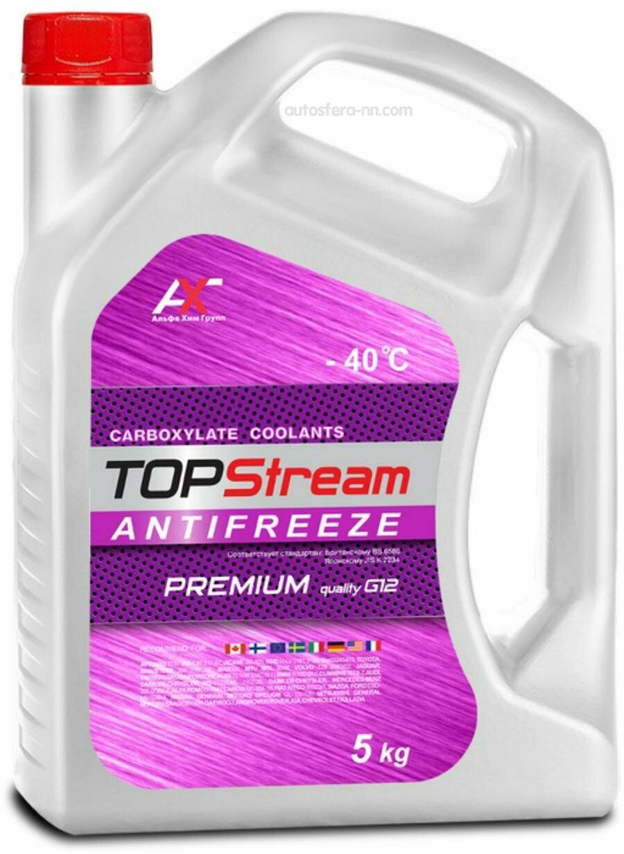 Антифриз TopStream Premium G12 5 л — фото 2
