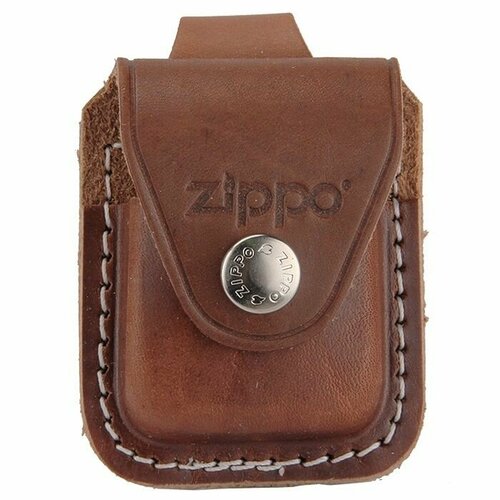 Чехол для зажигалки с петлёй ZIPPO LPLB коричневый