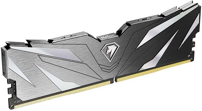 Оперативная память Netac 16GB DDR4 3600MHz Shadow II (2x8GB) CL18 1.35V / NTSWD4P36DP-16K / Black / with radiator