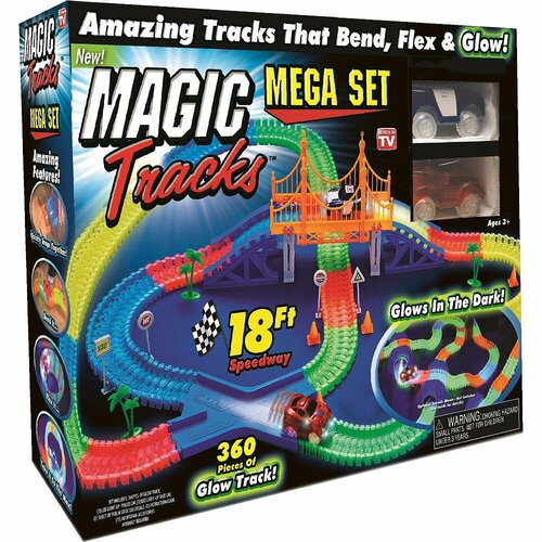 Игровой набор Magic Tracks конструктор MAGIC TRACKS 360 деталей трек magic tracks гибкий 480 деталей