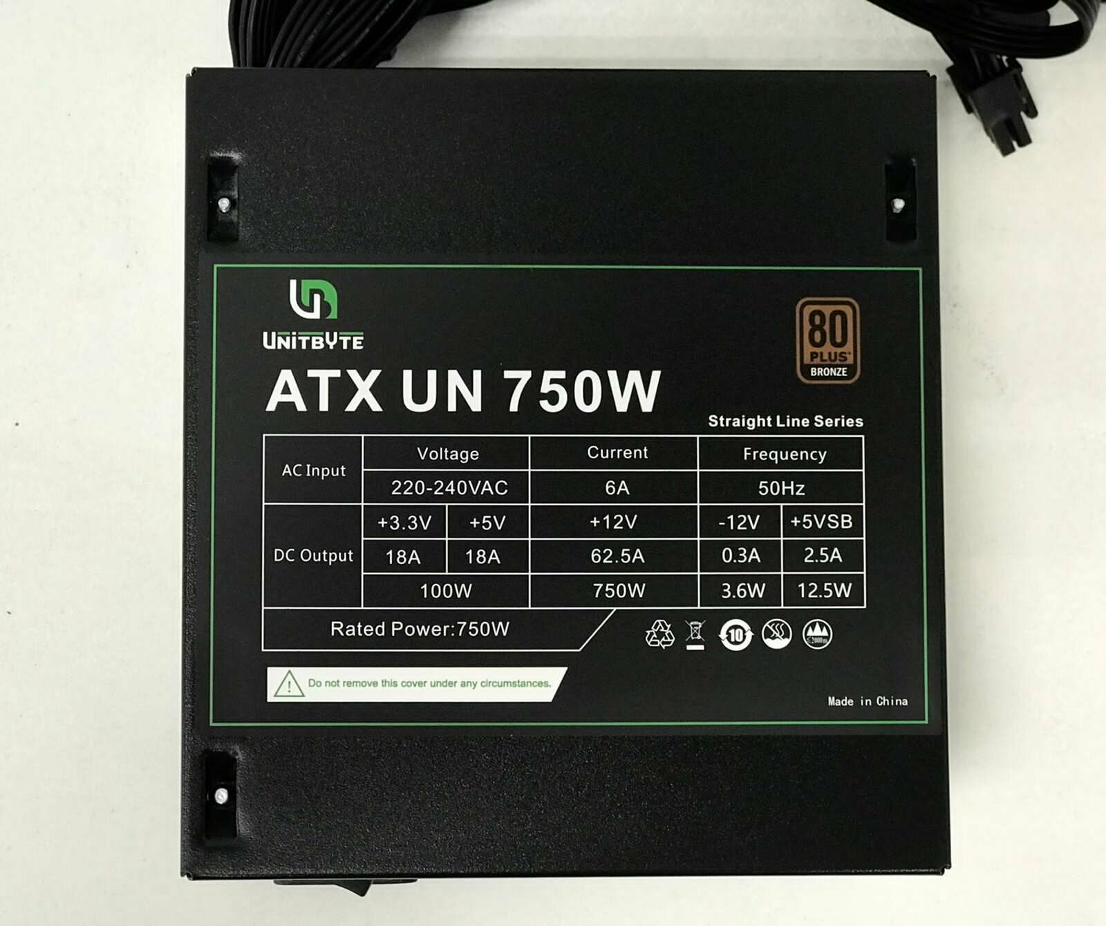 Блок питания 750W 80+