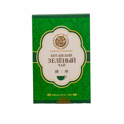 Зелёный чай, сто драконов, 100 г