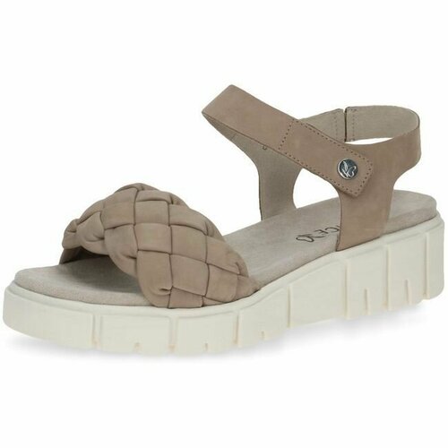 фото Босоножки caprice, размер 41, бежевый