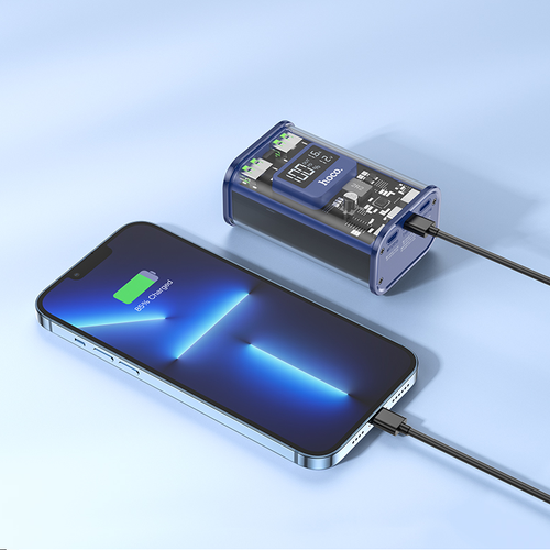 Внешний аккумуляторПовербанк 10000мАч с быстрой зарядкой QC 30 PD Hoco J105 - Серый 210000₽