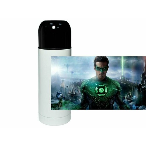 Термос Зелёный фонарь, Green Lantern №8