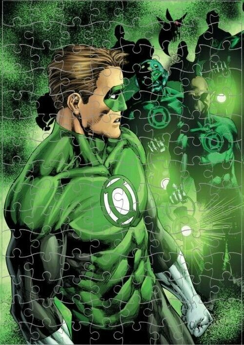 Пазл Зелёный фонарь, Green Lantern №7