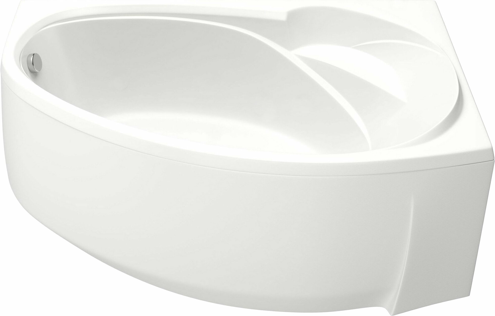 Ванна акриловая BAS Флорида 160x88 правосторонняя