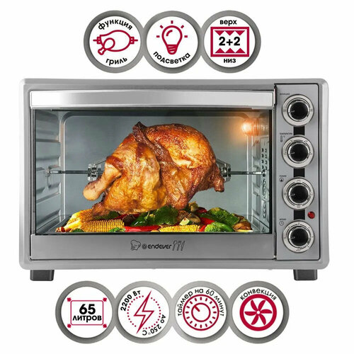 Мини-печь ENDEVER Danko 4065 серебристый 1659900₽