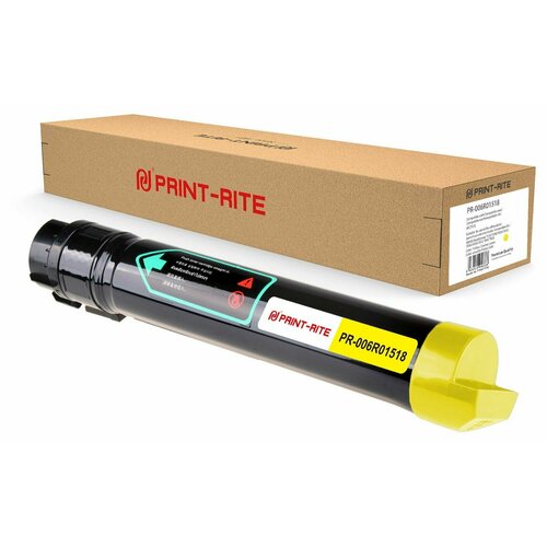 Print-Rite PR-006R01518 картридж лазерный (Xerox 006R01518) желтый 15000 стр картридж profiline pl 006r01518 y 15000 стр желтый