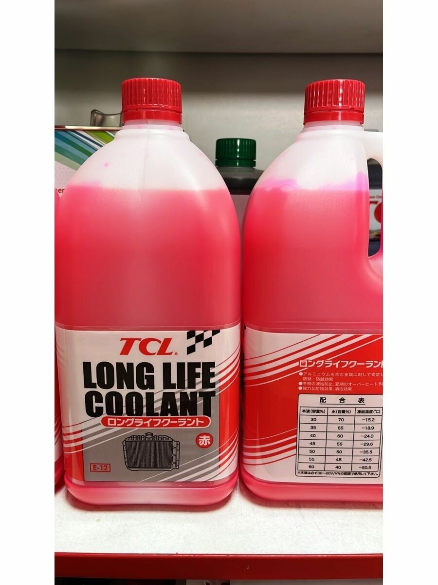 Антифриз концентрат TCL Long Life Coolant RED 2л