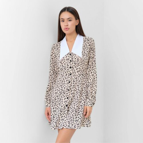 фото Платье mist, размер 44, бежевый