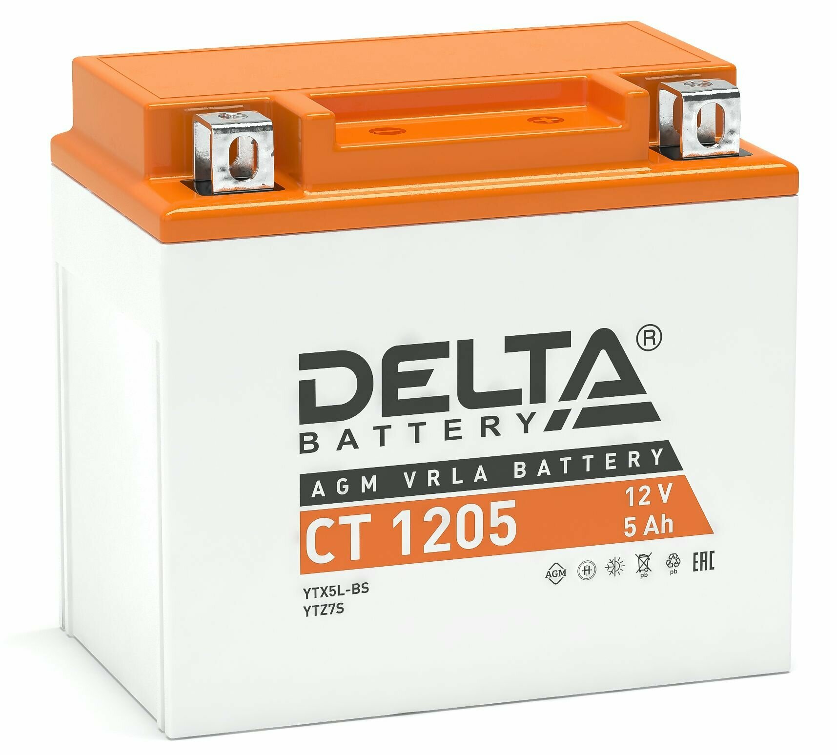 Delta CT 1205 Аккумуляторная батарея для мототехники (YTX5L-BS, YTZ7S)