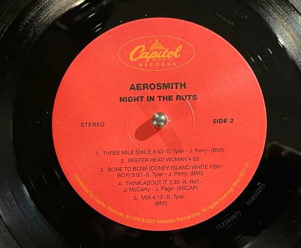 Компакт-Диски, Columbia, AEROSMITH - Night In The Ruts (CD) Медиа - фото №3