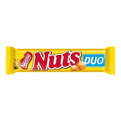 Шоколадный батончик 5 шт*66 г Nuts Duo