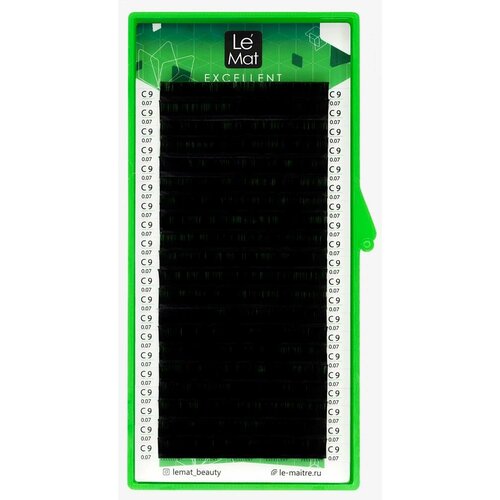 Черные Ресницы (Le Mat) B 0.07 * 13 mm (20 линий)