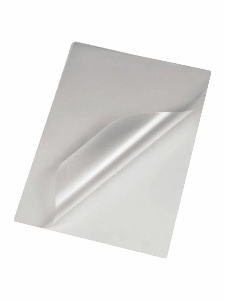Пленка для ламинирования А6 AXLER 100  100 мкм глянцевые листы для ламинации бумаги 111х154