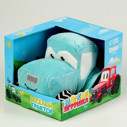 Мягкая игрушка «Трактор», цвет голубой milo toys мягкая игрушка монстрик голубой