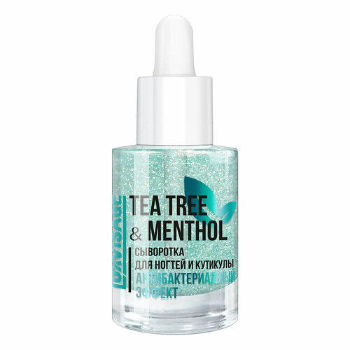 Сыворотка для ногтей и кутикулы LUXVISAGE TEA TREE & MENTHOL антибактериальный эффект 10 гр.