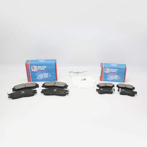 фото Комплект колодок передние/задние griff tech 8шт на hyundai santa fe classic (2000.6 - 2006) / 5810126a20 / 58215383s0