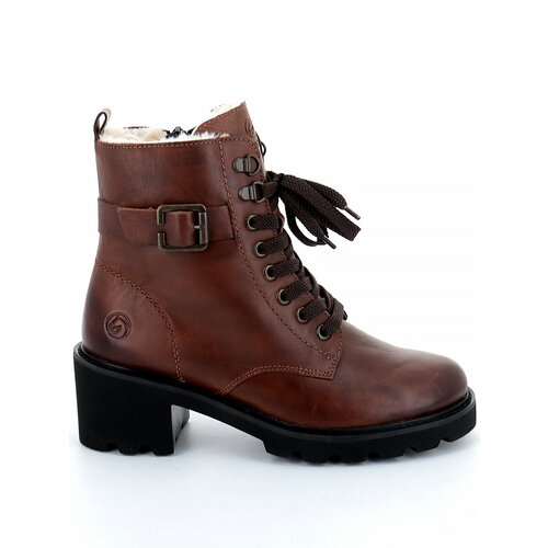 Ботинки  Remonte D0A74-22, зимние,натуральная кожа, размер 38, коричневый