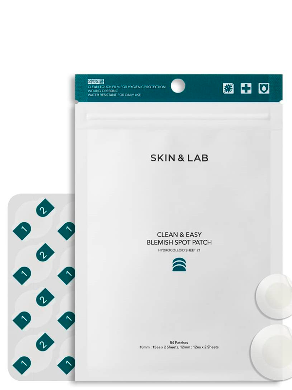 Противовоспалительные патчи Skin&Lab Clean & Easy Blemish Spot Patch 54 шт