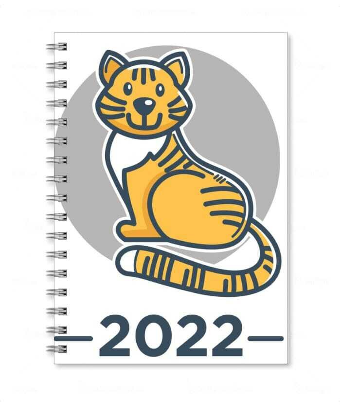 Тетрадь GOODbrelok формата А5, с принтом "Год Тигра 2022" - 5