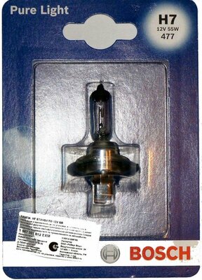 Halogen bulb BOSCH PURE LIGHT 12V H7 55W 