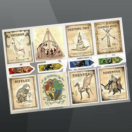 Стикерпак Иллюстрации. Гарри Поттер. Набор виниловых наклеек