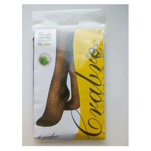 фото Гольфы crabro, 15 den, размер 21/27, черный